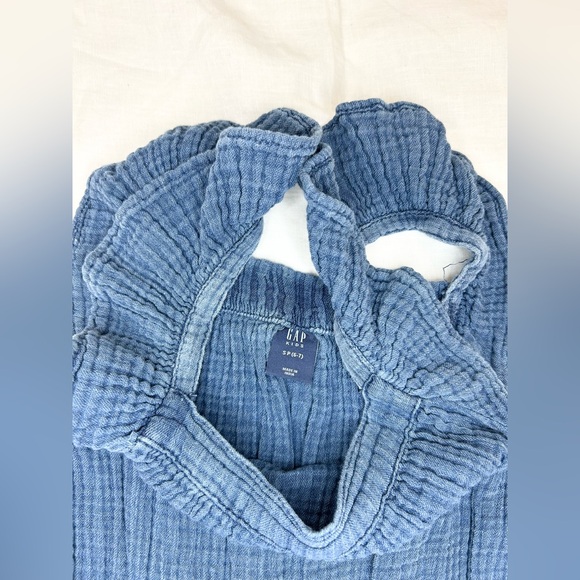 Gap Kids Crinkle Gauze Flutter Romper - Picture 7 of 10